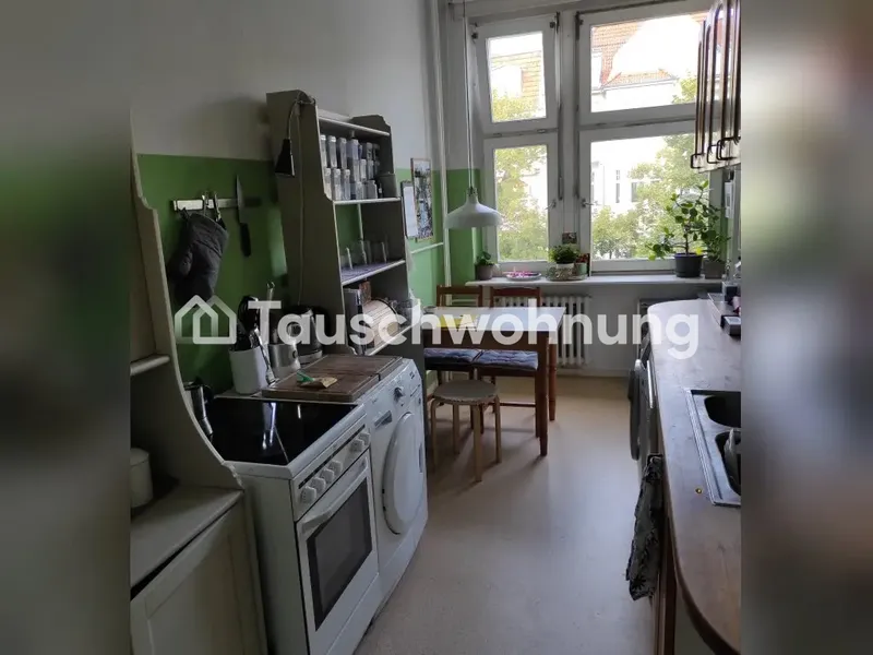Tauschwohnung: Schöne Altbauwohnung mit Balkon, Dielen, Stuck, Wannenbad — photo 1